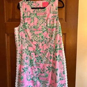 Lilly Pulitzer Tropical Pink and Green Dress